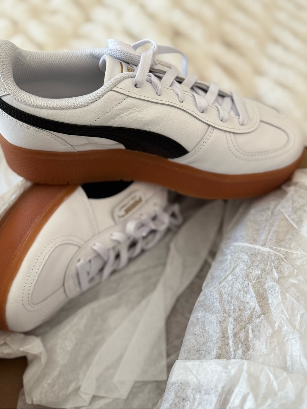 New in Box: Puma Palermo White Sneakers